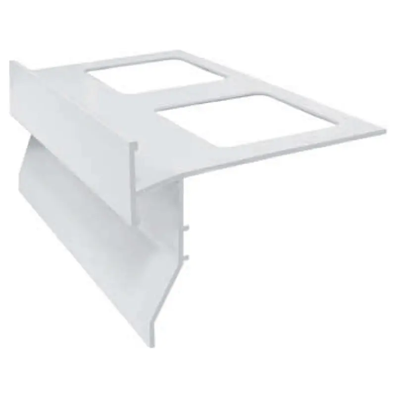 Gocciolatoio Per Balconi Pvc Mm 85X2,6 M Bianco