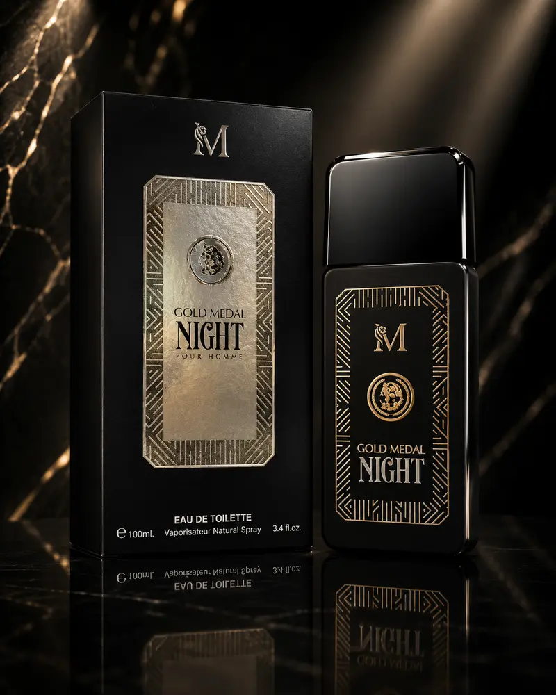 Gold Medal Night Pour Homme – Profumo Uomo Speziato Ambrato 100 ml