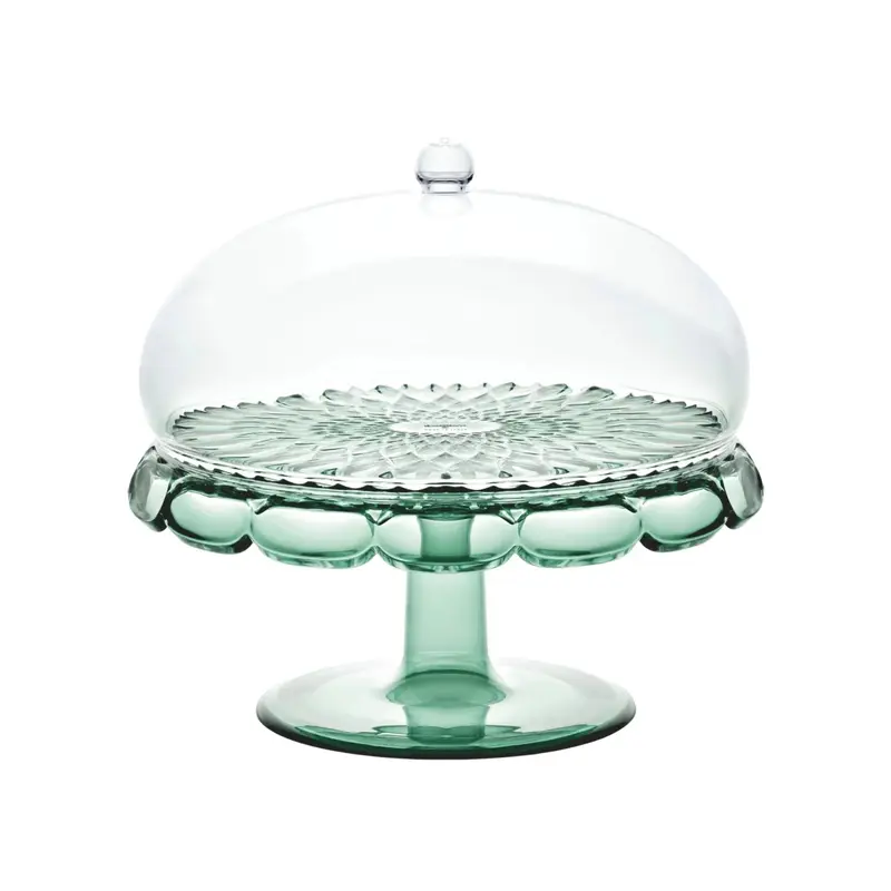 Guzzini - Alzata con campana Vanity verde trasparente | Rohome