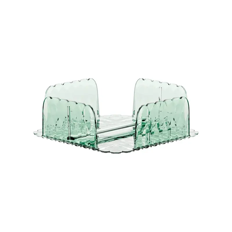 Guzzini - Portatovagliolo orizzontale Vanity verde trasparente | Rohome
