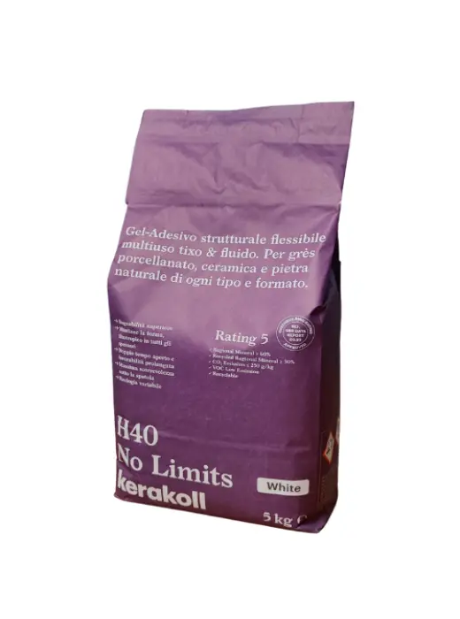 H40 NO LIMITS BIANCO Kg 5 - Kerakoll