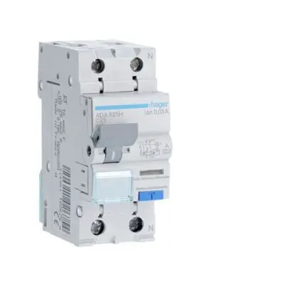 HAGER ADA825H INTERRUT.MAGNET. DIFFER. 1P+N 25A 4,5KA