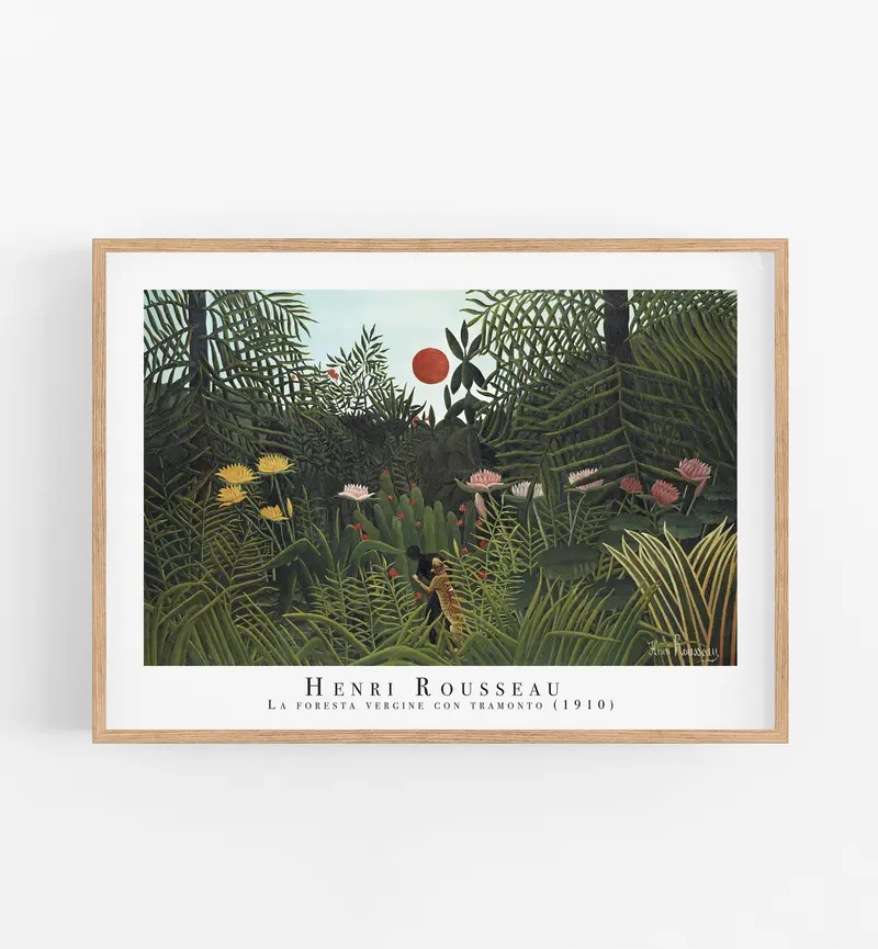 Henri Rousseau La foresta Vergine