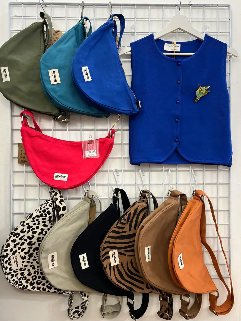 Hindbag - Borsa mezzaluna canvas - vari colori