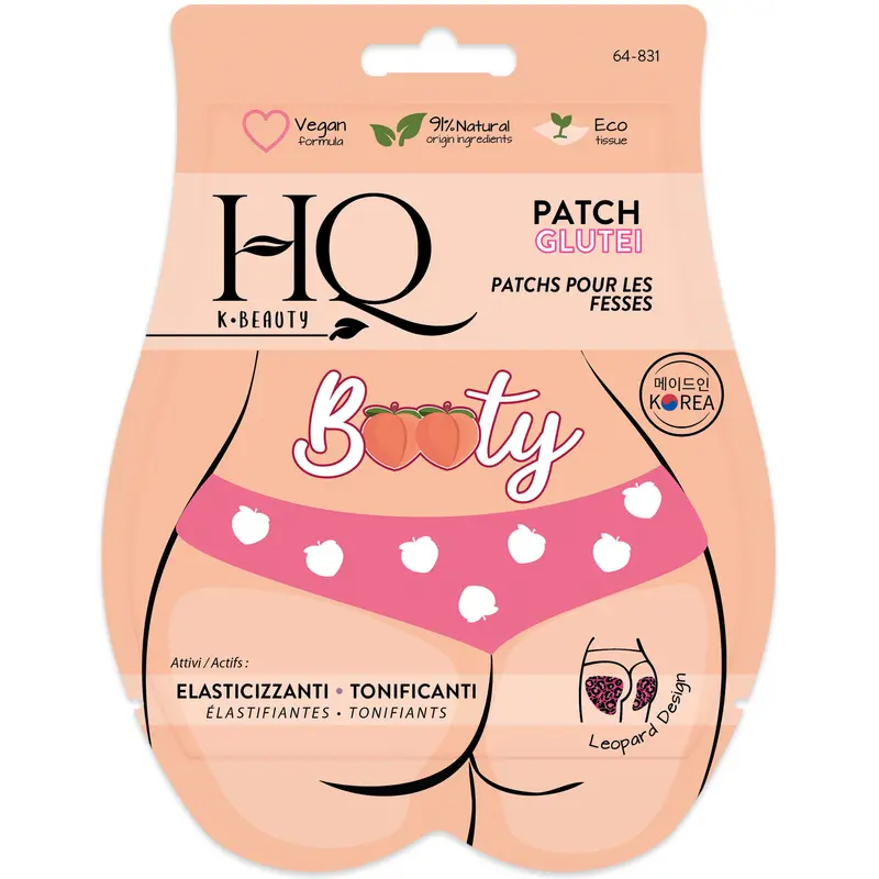 HQ PATCH GLUTEI BOOTY ELASTICIZZANTI, TONIFICANTI LEOPARD DESIGN
