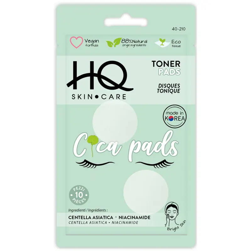 HQ SKIN CARE CICA TONER PADS 10 PEZZI