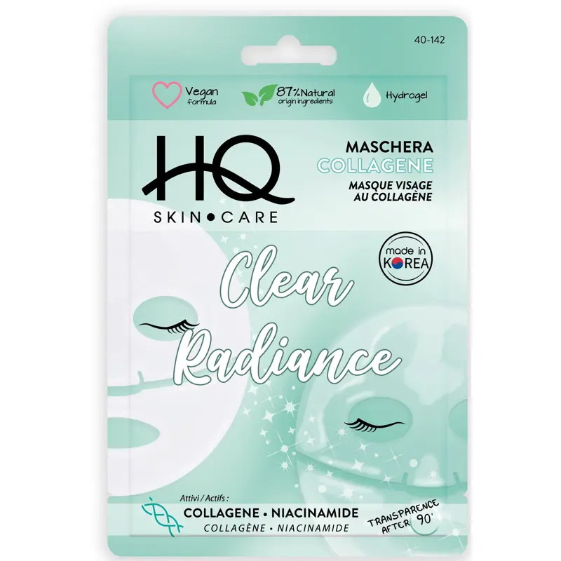 HQ SKIN CARE MASK FACE CLEAR RADIANCE COLLAGENE - VEGAN