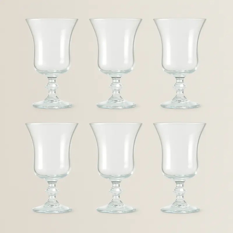 I.c.c. Tumbler Bicchieri Cristallo 24% PB Set 6 H 13 × Ø 8,5 cm