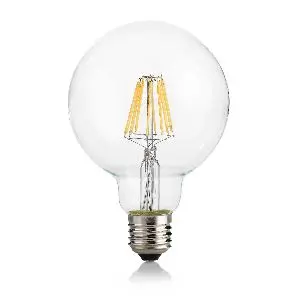 IDEAL LUX 101347    LAMPADA LED GLOBO CHIARO 8W 230VAC ATTACCO E27