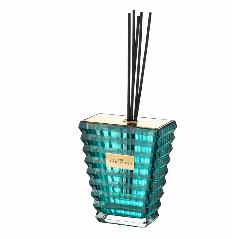 Ilary Queen Diffusore Vetro Verde Taormina Design 10x13 cm