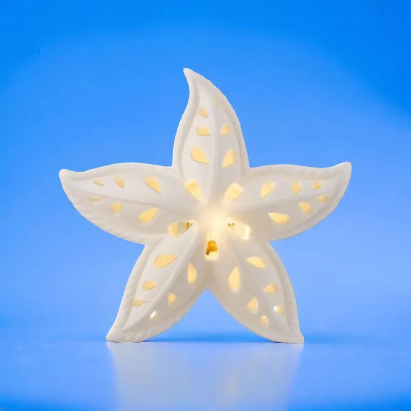 Ilary Queen Stella Marina in Gres con LED Ø 13 cm