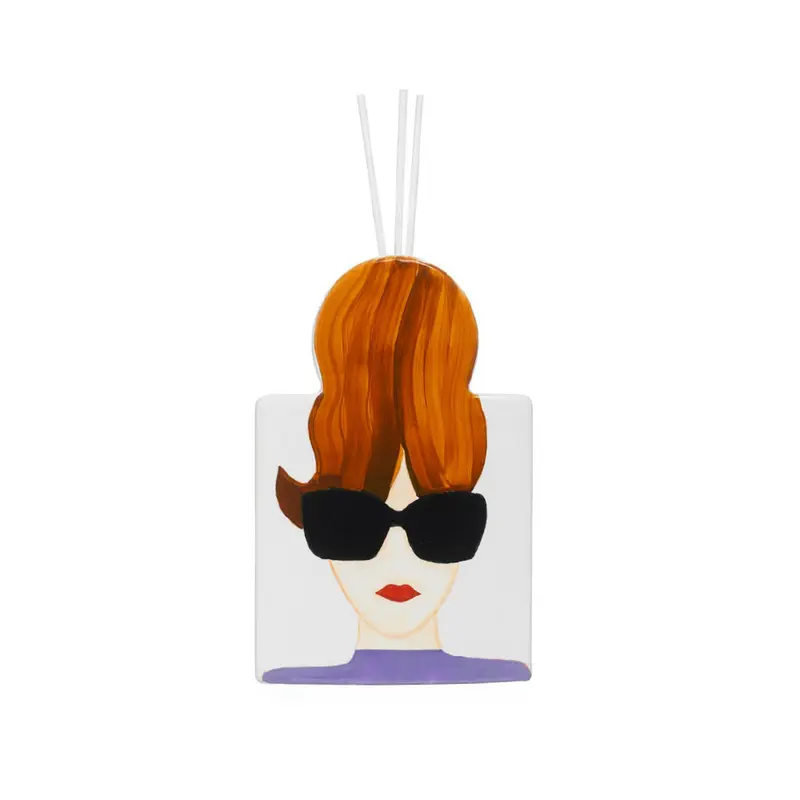 Ilary Queen Vaso Diffusore Fashion Womans Porcellana 12×18 cm