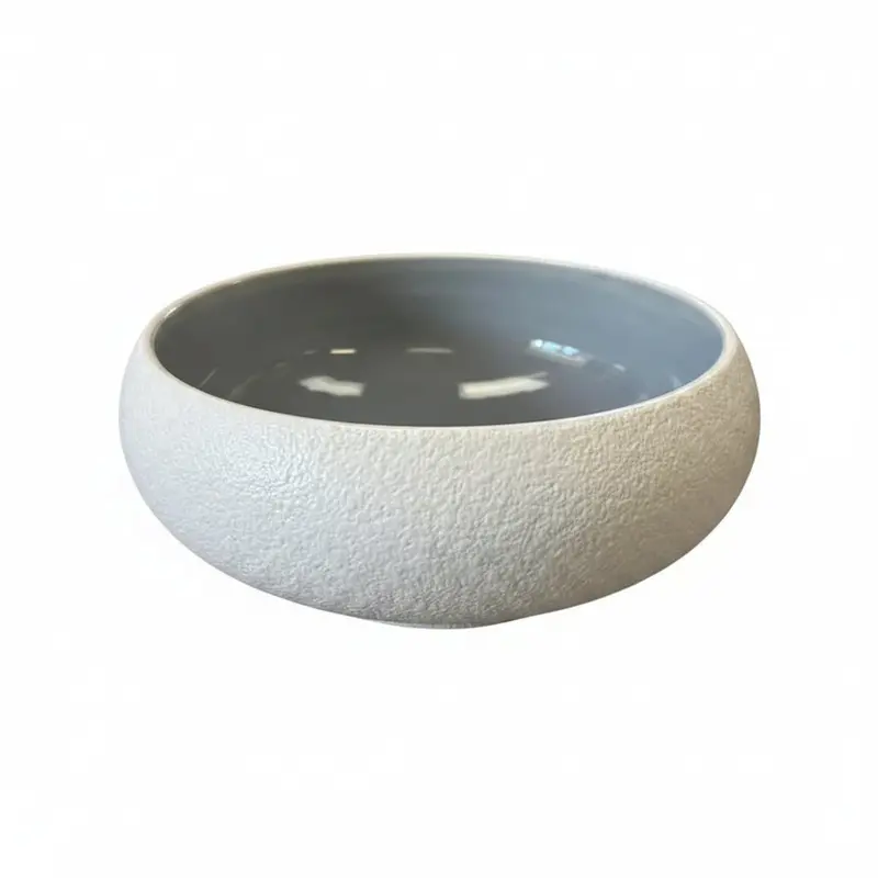 Insalatiera in stoneware colore avio | Rohome
