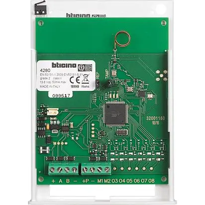 Interfaccia BTicino 4280 - Radio/Filare Bidirezionale 64 Periferiche 868MHz Serie Civile Antintrusione