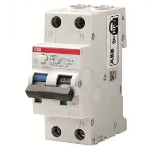 Interruttore Magnetodifferenziale ABB DS201C10A30 Tipo A 1P+N 10A 30mA