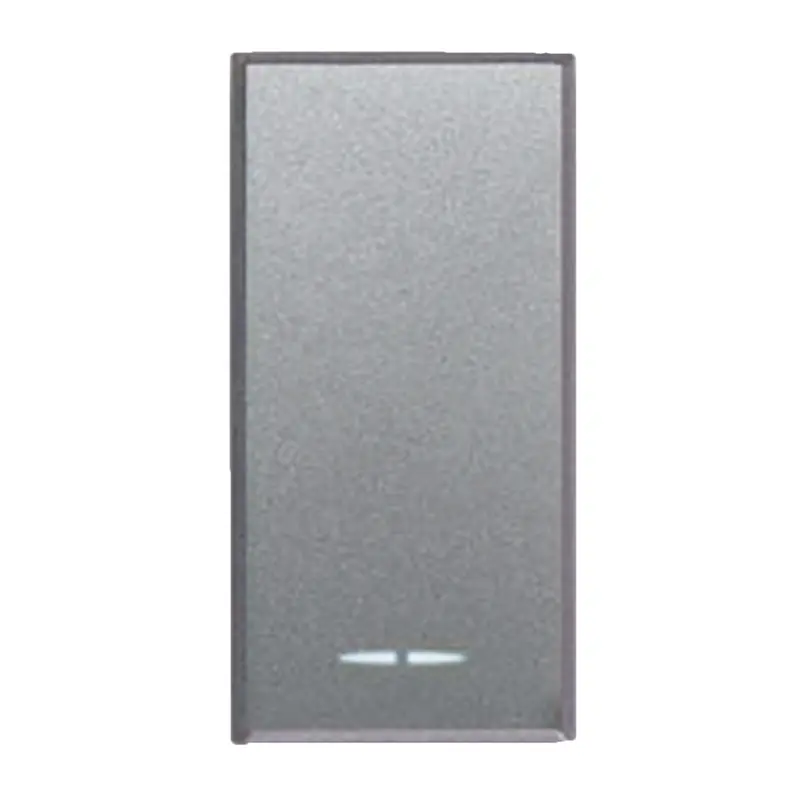 Interruttore Unipolare Luminoso AVE 443001 Serie Allumia - 1P 16A con Spia LED 1 Modulo