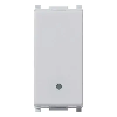 Interruttore VIMAR Serie PLANA 14000.SL - 1P NA 10A Illuminabile 1 Modulo Silver