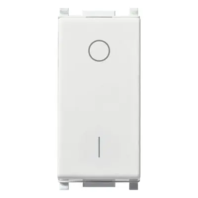 Interruttore VIMAR Serie PLANA 14015 - 2P 16A Illuminabile 1 Modulo Bianco