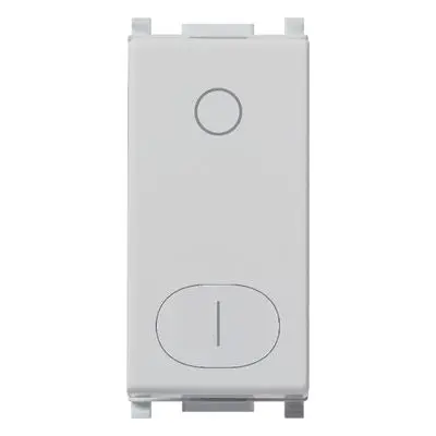 Interruttore VIMAR Serie PLANA 14015.SL - 2P 16A Illuminabile 1 Modulo Silver