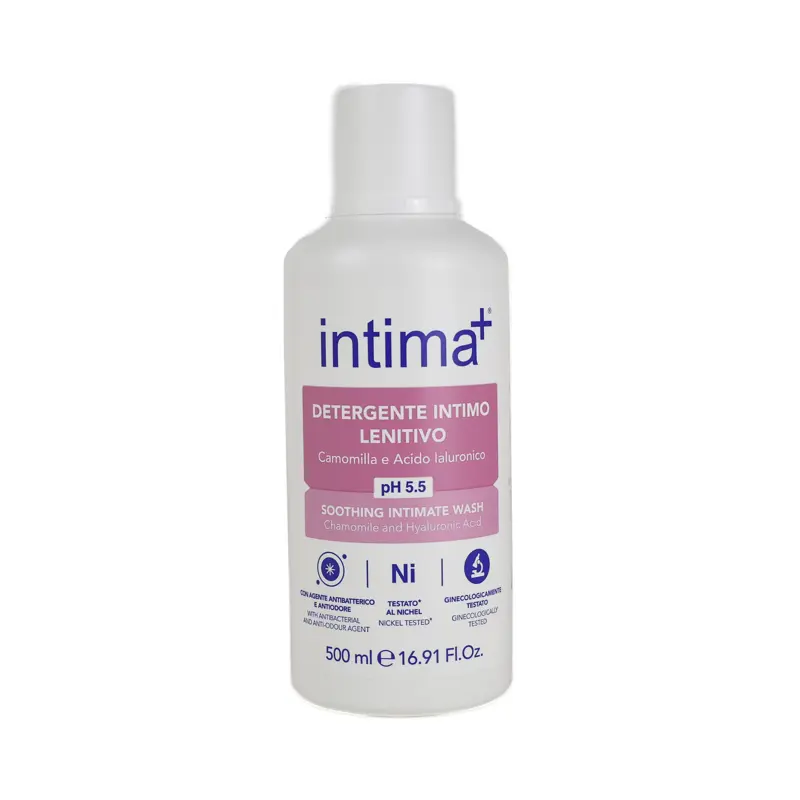 INTIMA+ DETERGENTE INTIMO NICHEL FREE pH 5,5 ROSA 500ML.