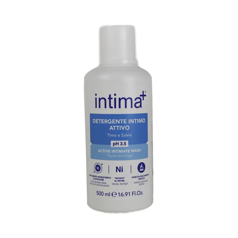 INTIMA+ DETERGENTE INTIMO PH 3,5 NICHEL FREE 500 ML AZZURRO