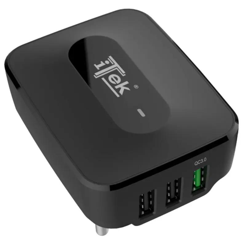itek ITSCW3U25 Caricabatterie per dispositivi mobili Universale Nero AC Ricarica rapida Interno
