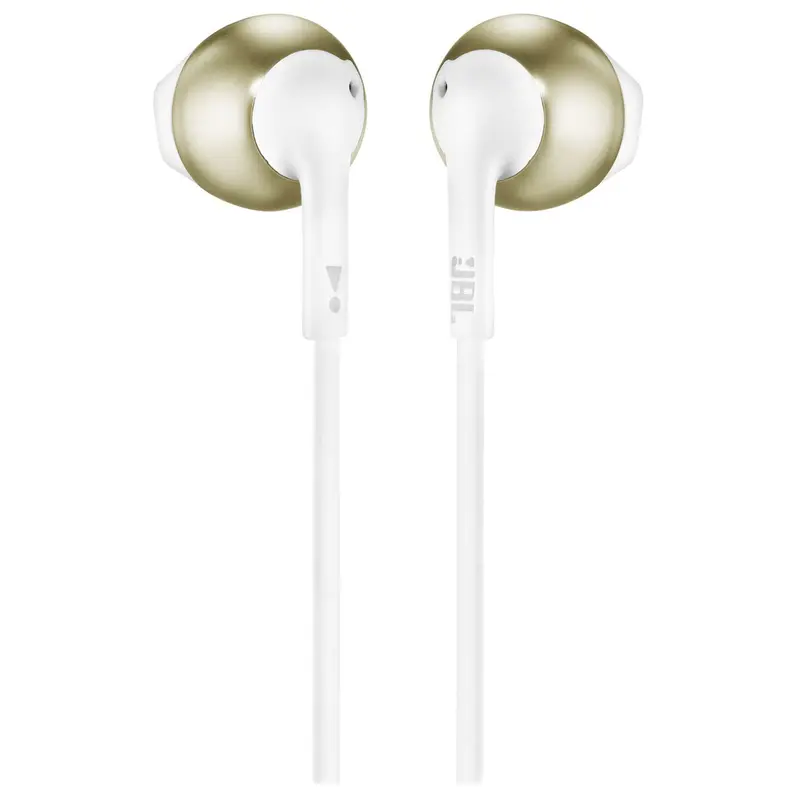 JBL Tune 205 Auricolare Cablato In-ear MUSICA Champagne, Oro