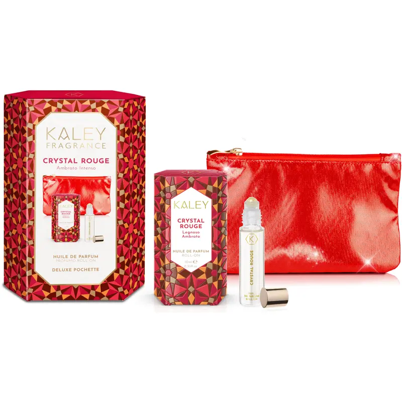 KALEY CRYSTAL ROUGE FRAGRANCE AMBRATO INTENSO COFANETTO REGALO