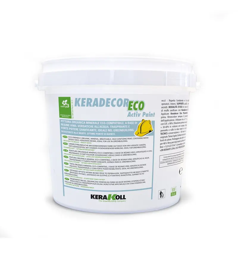 KERADECOR ECO Activ Paint Bianco Lt 14 - Kerakoll