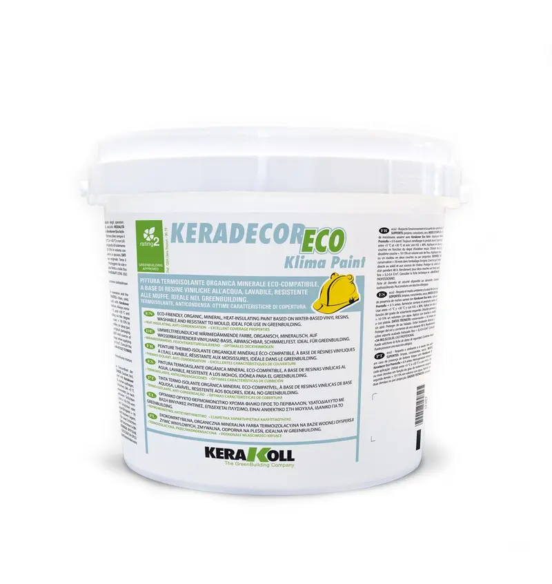 KERADECOR ECO Klima Paint Bianco Lt 4 - Kerakoll