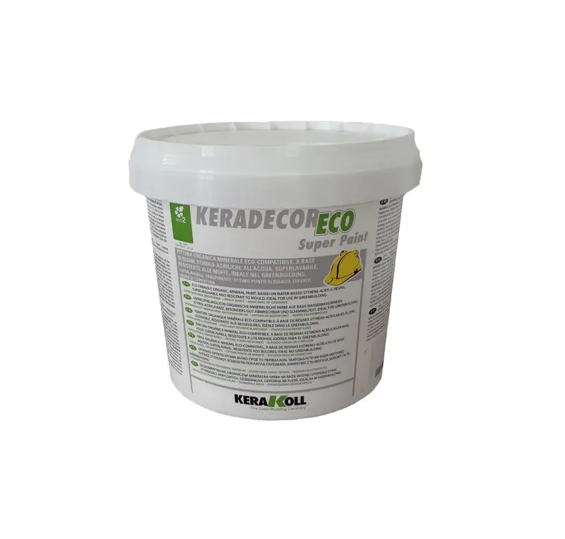 KERADECOR ECO Super Paint Bianco Lt 4 - Kerakoll