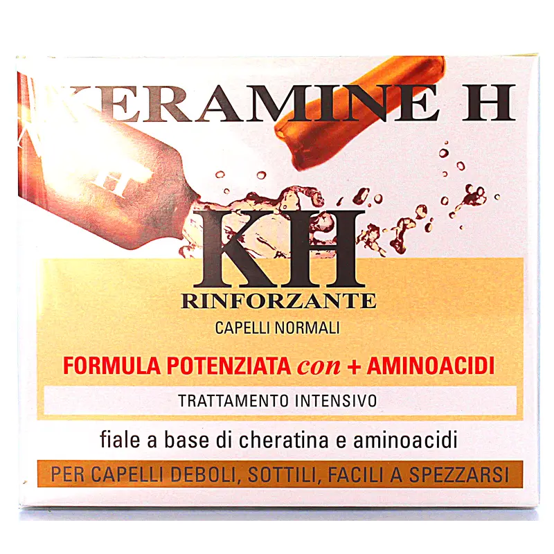 KERAMINE H TRATTAMENTO CAPELLI DEBOLI - TUTTI I TIPI DI CAPELLI 10 PZ