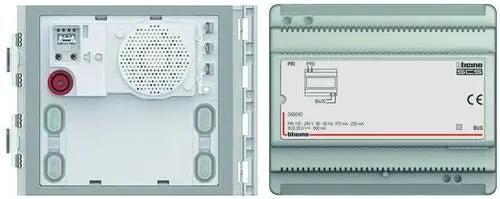 Kit Citofonico BTicino Terraneo 360002 - Base Condominio Sfera Espandibile