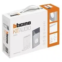 Kit Citofonico BTicino Terraneo 364232 - Vivavoce Monofamiliare 2 Fili Audio Hands-Free Serie Civile
