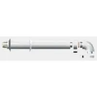 Kit Scarico Fumi Orizzontale Coassiale Ariston 60/100mm - 1000mm