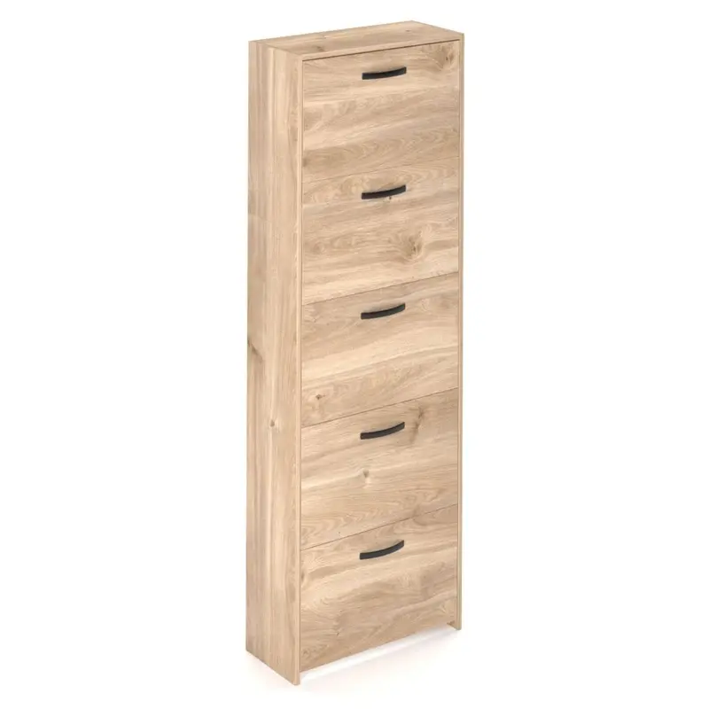 Kit Scarpiera 5A D/Prof 173X58X25 Cm Rovere M. K358