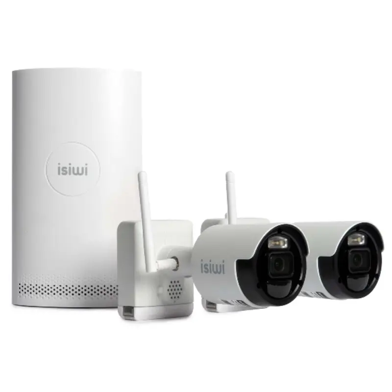 Kit Sistema Di Sorveglianza Nvr 8 Canali + 2 Telecamere A Batteria - Wireless Connect Air2 (Isw-K2N8Bfbta4Mp-2 Gen1)