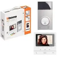 Kit Videocitofonico BTicino Terraneo 364614 - Monofamiliare Premium 2 Fili Monitor HD Serie Civile
