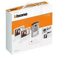 Kit Videocitofonico BTicino Terraneo 364622 - Bifamiliare 2 Fili Monitor Colori Completo Serie Civile