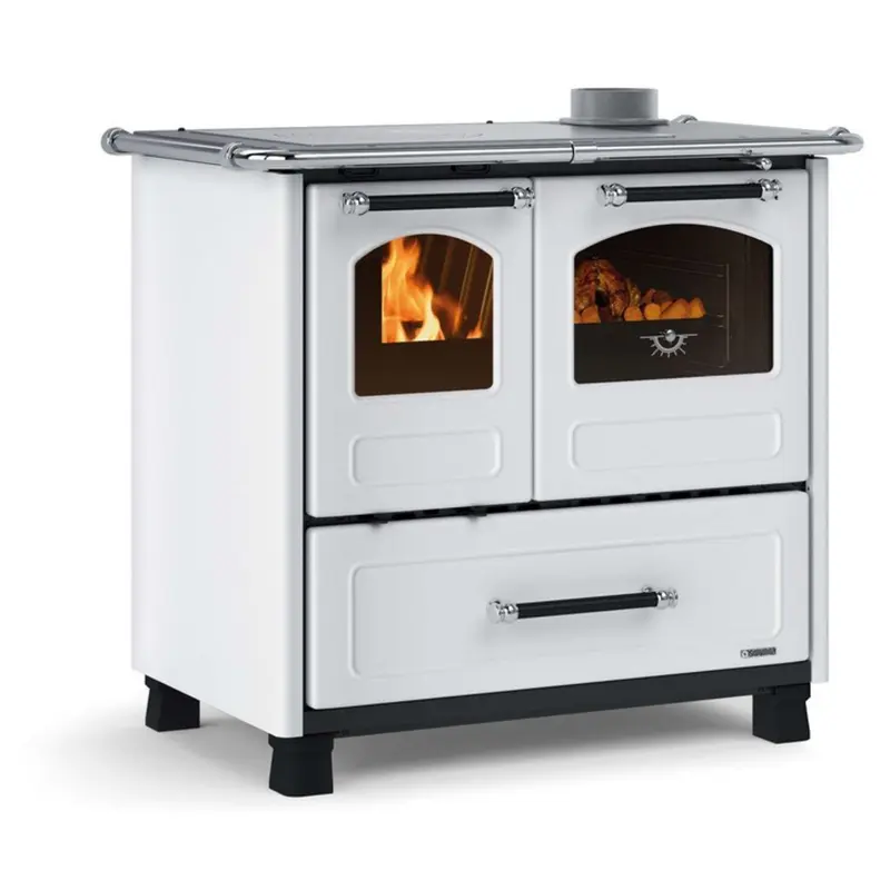 La Nordica Cucina A Legna Family 4,5 Col. Bianco
