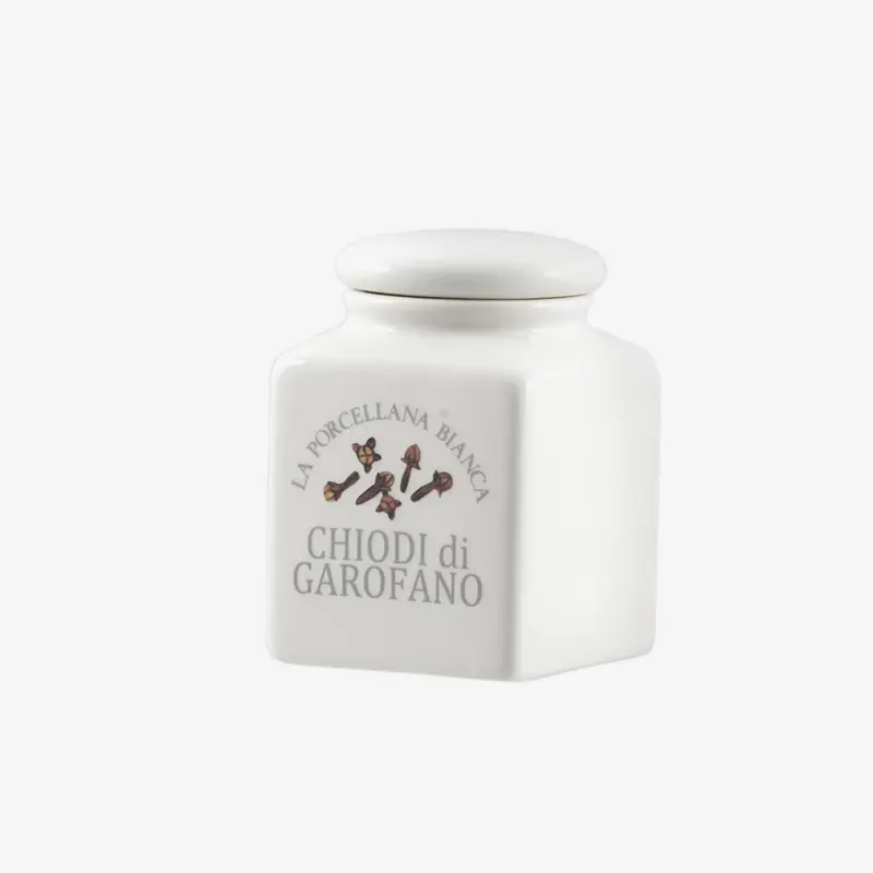 La porcellana bianca - barattolo c.garofano | rohome
