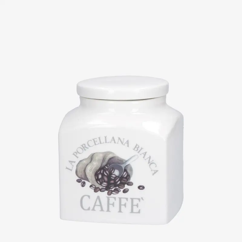 La porcellana bianca - barattolo caffe' | rohome