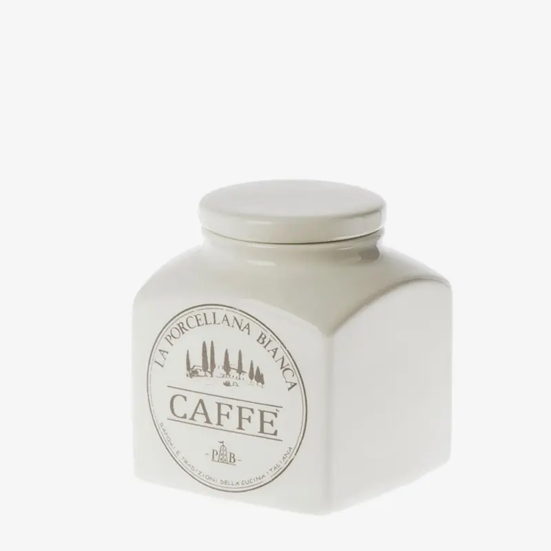 La porcellana bianca - barattolo caffe' | rohome