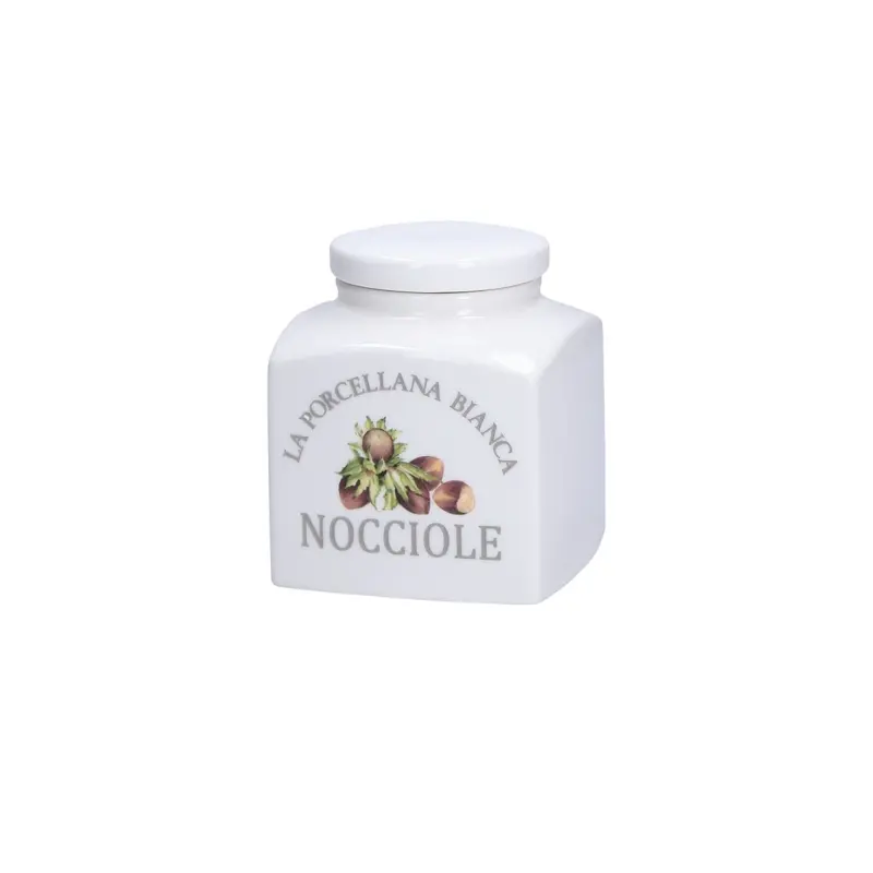 La porcellana bianca - barattolo nocciole | rohome