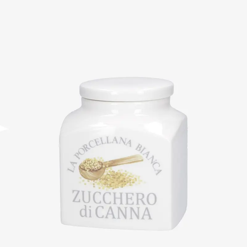 La porcellana bianca - barattolo zucchero canna | rohome