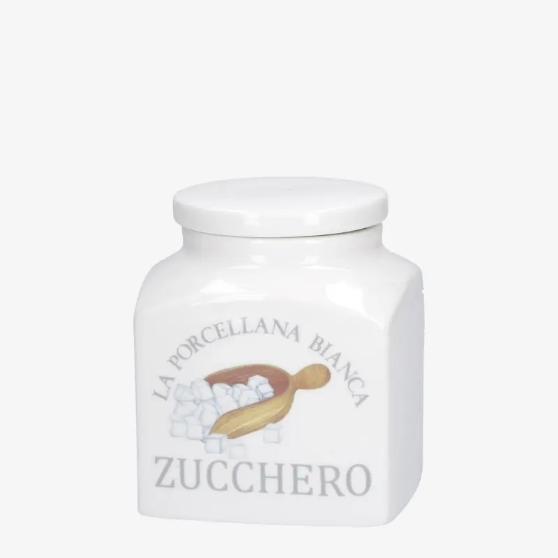 La porcellana bianca - barattolo zucchero | rohome