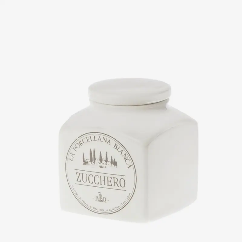 La porcellana bianca - barattolo zucchero | rohome