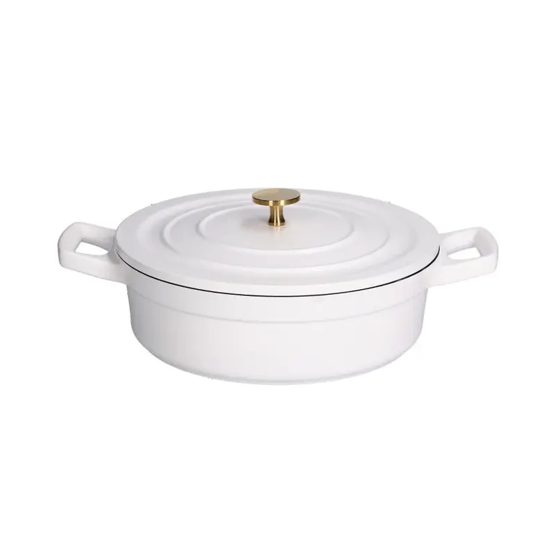 La porcellana bianca - casseruola bassa 28cm | rohome