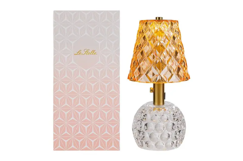 Lampada da tavolo led ricaricabile colore ambra | Rohome