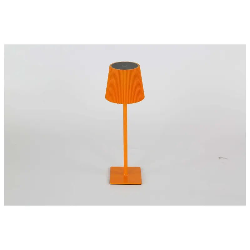 Lampada Da Tavolo Led Ricaricablile Arancio